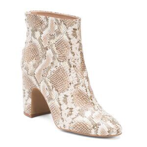 CECELIA NEW YORK Gold/nude Leather Noel Low Booties